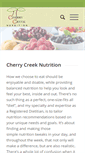 Mobile Screenshot of cherrycreeknutrition.com